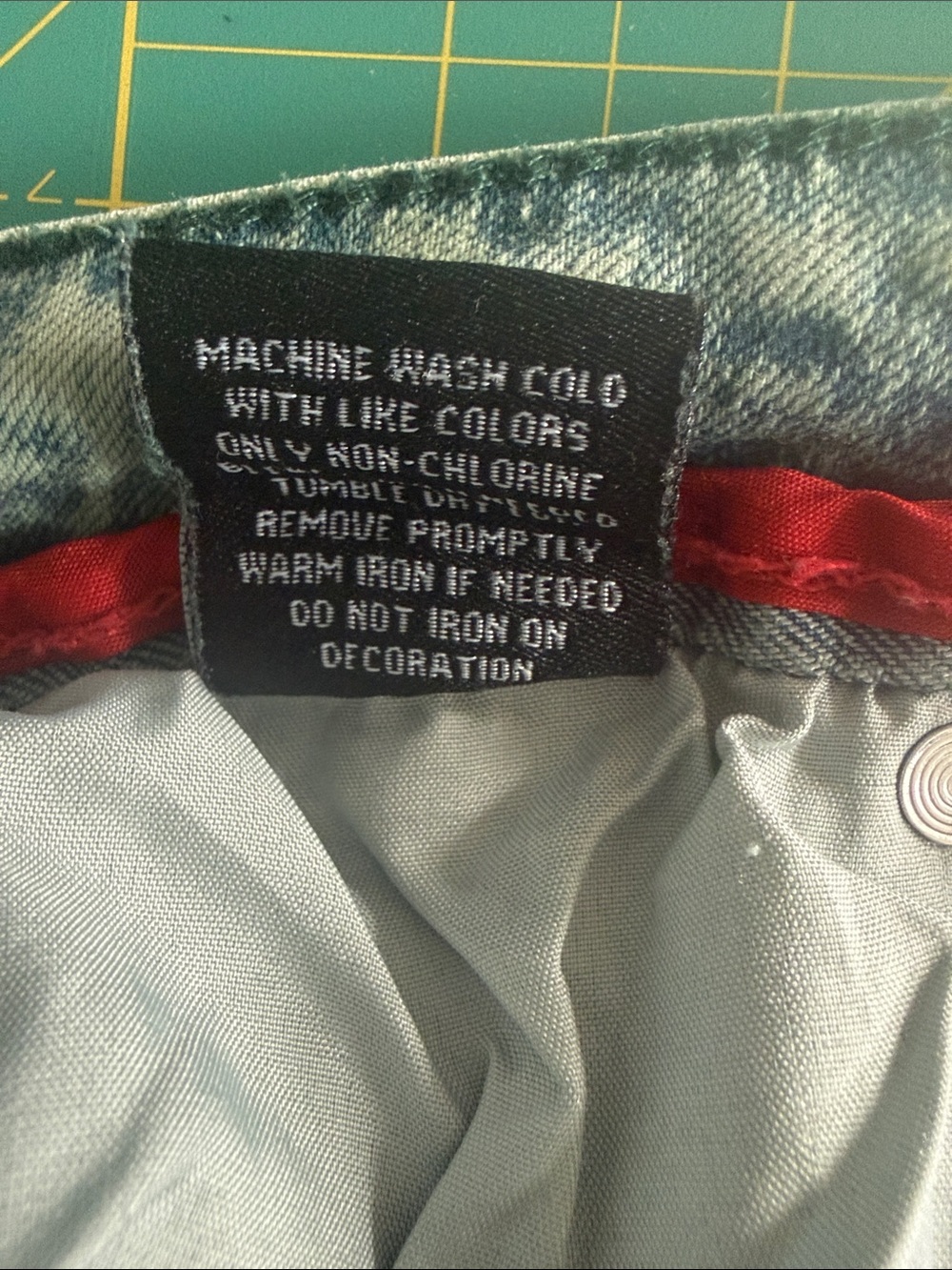 Slim Straight Acid-Wash Mint Jeans Rock Salt 40x32 - Picture 9 of 9